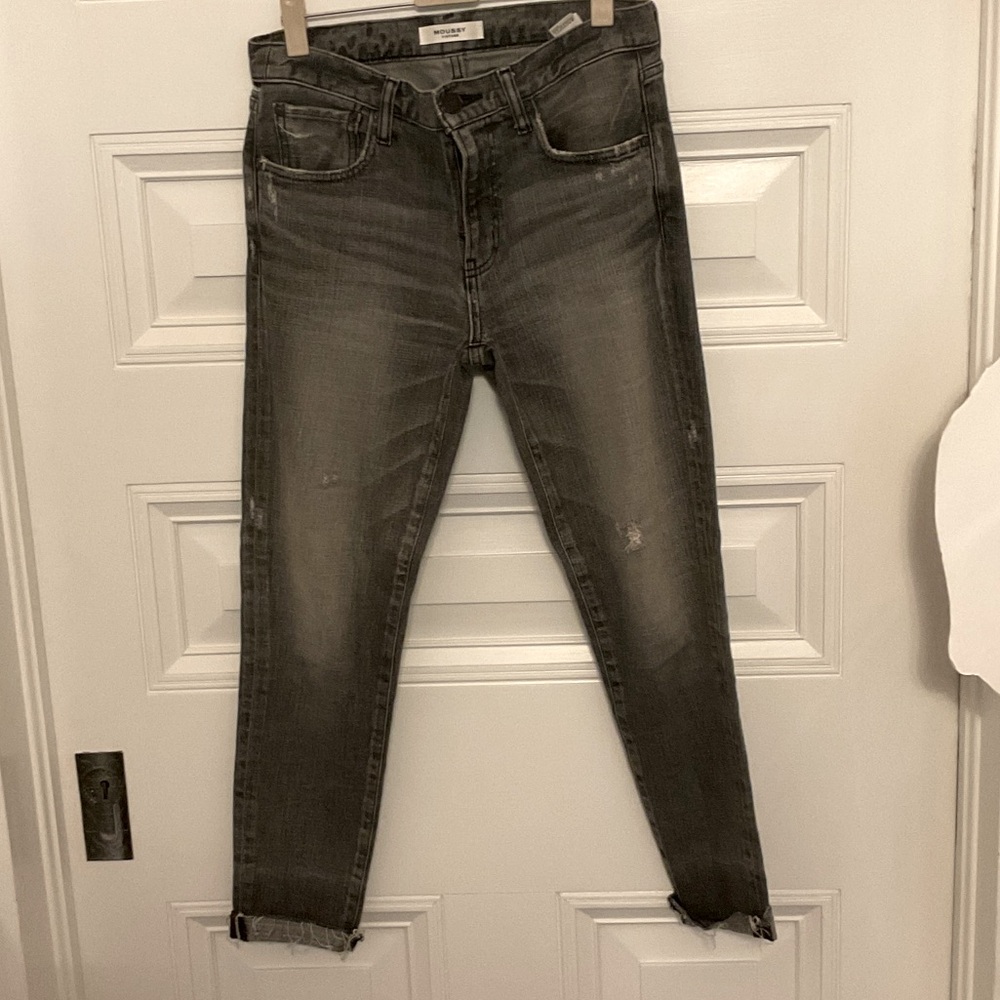 Moussy vintage Gray Skinny Jeans Modern Fit